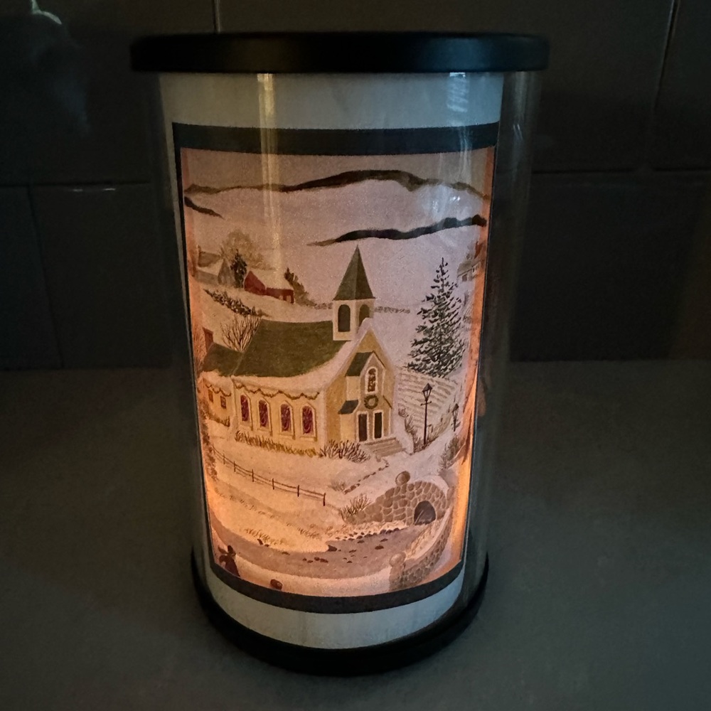PartyLite Express It Cylinder Votive Luminary Hurricane Candle Holder P9450